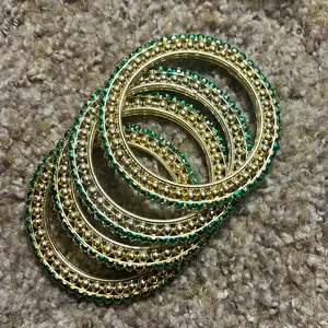 Elegant Bangels Set for Ladies - Four Beautifully Designed Bangle Bracelets for Sophisticated Outfits & Casual Wear