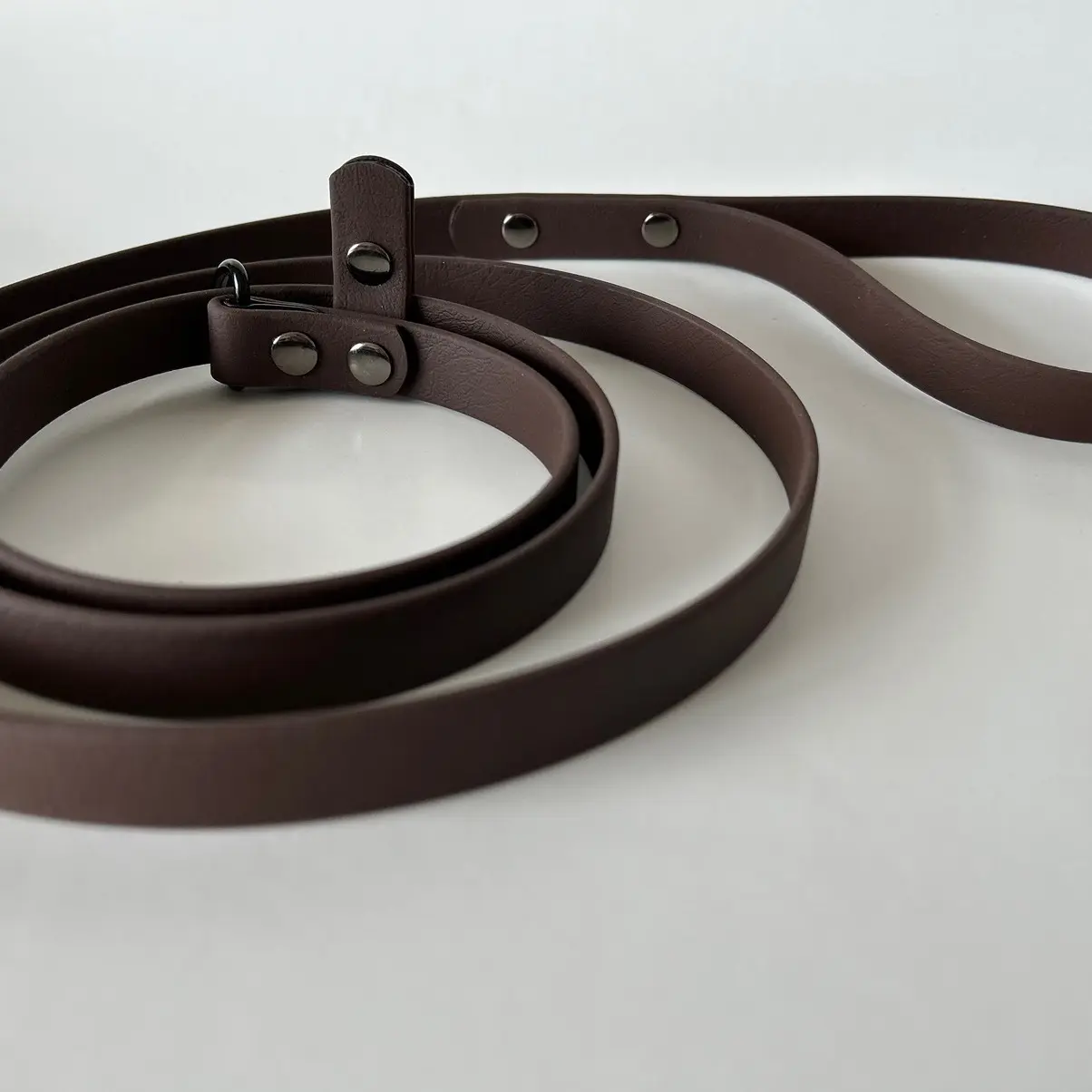 Walnut BioThane Slip Lead