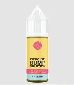Base Laboratories Piercing Bump Solution - Soothing Essential Oil for Piercing Bumps Keloids & Scars 15ml Gentle Blend with Rosemary Tea Tree for Nose Ears Body Piercings