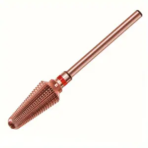 Professional Tungsten Carbide Nail Drill Bit - 3/32" Shank, High Precision CNC Machining, Ultra Sharp Blade, Suitable for Electric File Machine, Low Vibration, Low Heat