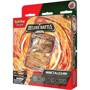 Pokémon Ninetales ex Deluxe Battle Deck | 60-Card Ready-to-Play TCG Deck