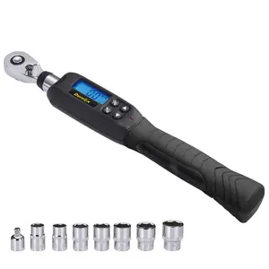 Durofix RM601-3 3/8" Heavy Duty Digital Torque Wrench 3.7 to 37 ft-lbs with Socket Set & Backlit Display