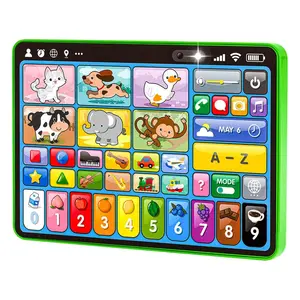 Trilingual Language Learning Tablet for Toddlers 1-3 – New Version Educational Toy with Sounds & Speech-English, Spanish, French Early Development for Boys, Girls, Baby, Toddler, Ages 1 2 3