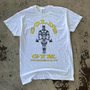 Vintage Gold’s Gym Graphic Tee Unisex Short Sleeve Shirt S-3XL