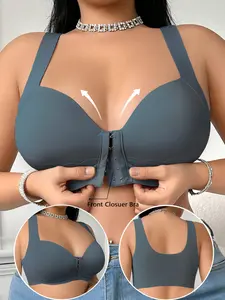 Women's Push-Up Bra, Sexy Gathered Stitching Design, Breathable Comfortable Fit, Casual Style, All Seasons Wear, Shapedly Bra