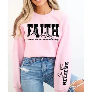 Faith Can Move Mountains Screen Print Transfer