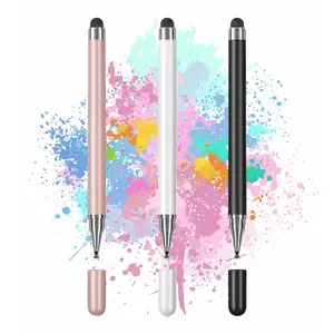 3-Pack Tablets Stylus Pen for All Touchscreen with Precision Disc Tip, 2-in-1 Universal Stylus Compatible with Android, iOS, and Phone– Perfect for Writing, Drawing, and Note-Taking