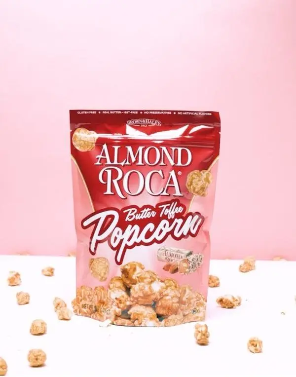 Brown & Haley Almond Roca Butter Toffee Popcorn 5oz Bag Snack Food