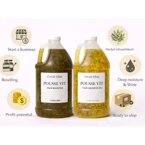 Creole Glow Hair Oil Set – Booster & Daily Moisturizing Oil (2 Gallons)