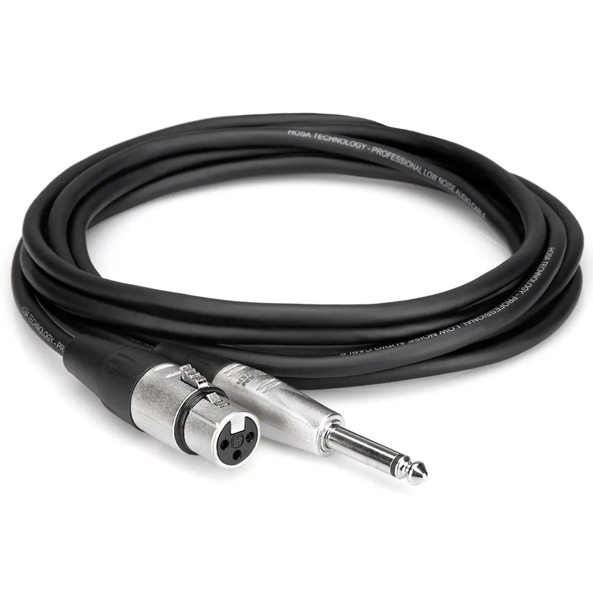 Hosa Technology 5' Pro Unbalanced Interconnect, 1/4" TS Male to 3-Pin XLR Female