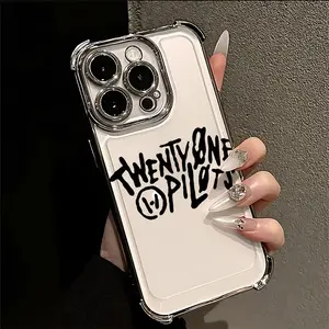 Band Twentys Ones P-Pilots Phone Case Suitable for iPhone 17 16e 16 15 14 13 12 11 Mini Pro Max Air X XR XSMAX 8 7 Plus Anti Fall Transparent Soft Back Cover