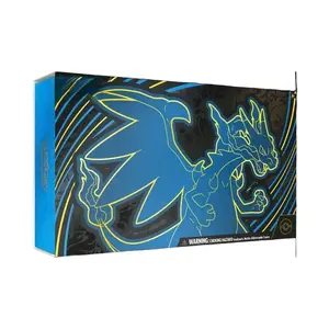 Pokemon Mega Evolution Phantasmal Flames Charizard X EX Ultra Premium Collection Box with Foil Promo Cards Playmat Deck Box & Card Sleeves