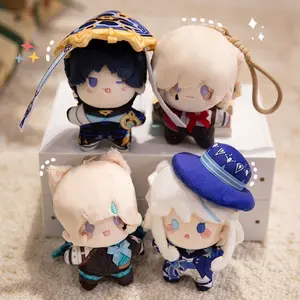Genshin Impact Fanart Plush Keychains | Scaramouche Wanderer, Furina, Lyney, Lynette Nunu Style Bag Charms | Cute Gift