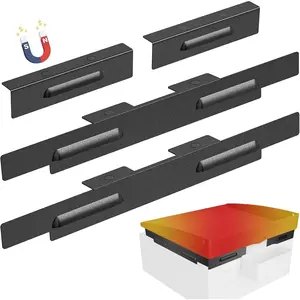 Wind Guards for  17 inch Griddle,  Wind Screens,  Griddle Accessories, Fit with Hood, Rear  Cup and Side Shelf, Heat Shield for Side Table, Grilling Gifts, Black