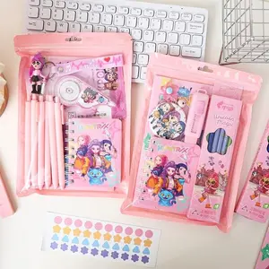 Kpop Hunter Girl Stationery Set, High Aesthetic School Supplies, Birthday Gift, Valentine's Day, Wedding, Travel Accessories, Drawing, Writing