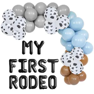 100% LIKED-First Rodeo Birthday Decorations Boy, My First Rodeo Banner, 1st Rodeo Party Favors, Texas Western First Rodeo Cowboy Balloon Arch Balloon Garland
