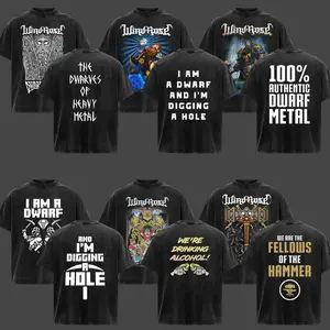 [COLLECTION] Wind Rose T-Shirt Collection, Dwarf Metal Graphic Tee, Retro Fantasy Power Metal Shirt, Digging a Hole Inspired Shirts, Medieval Warrior & Beer Culture Graphic T-Shirt, Gift for Metal Music Lovers, Fantasy Merch for Men & Women