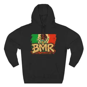 Vibrant Pride Fleece Hoodie Cozy Streetwear Gift for Him/Her Casual Wear Festival Party Travel Fabric Menswear with Kangaroo Pocket Soft Hand-feel BMR merch