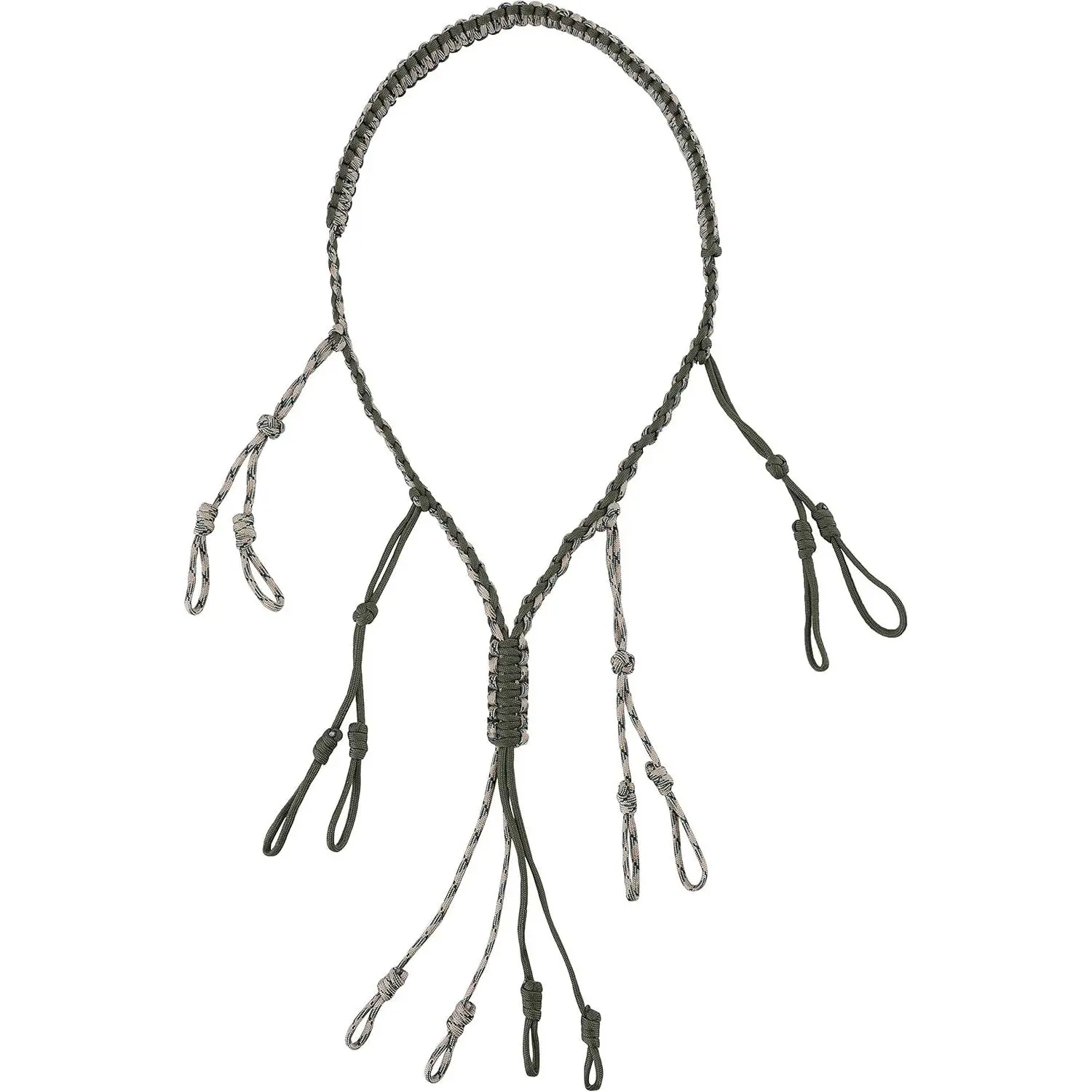 Duck Call Lanyard Paracord Adjustable Loops for Goose Pheasant Waterfowl Predator Game Carrier Duck Carrier Hunting