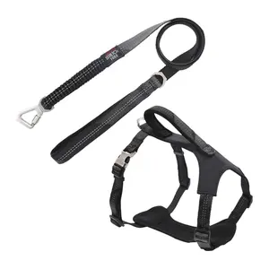 Pet Life Geo-prene 2-in-1 Reflective Dog Leash & Harness