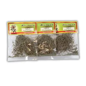 Nicomex -Tomillo - Thyme leaf - herbal tea. 100% Natural  ⅛ oz each bag (3.54gr), pack of 3 bags