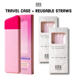 Capsule | Travel Straw Holder Capsule | Travel Straw Holder
