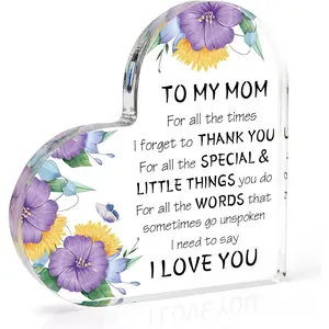 Gifts for Mom from Daughter Son, Mom Birthday Christmas Gifts, Christmas Presents Stocking Stuffers for Mom, Mother's Day  Ideas  Desk Decor Thanksgiving Valentines Gifts for Mom