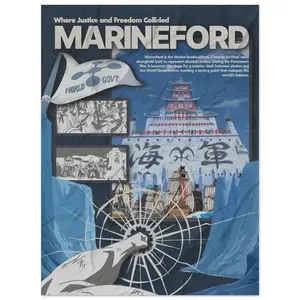 Marineford One Piece Anime Poster | Traveling Through Anime Series