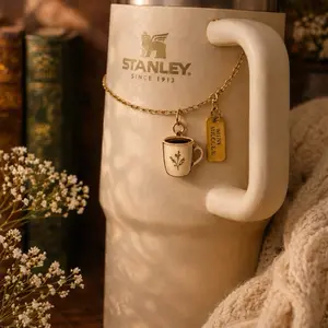 Custom Live Claim Cup Charms - Adorable Beaded Design for Cups and Drinks Personalized Drinkware
