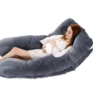 120x70cm Pregnant Pillow for Sleep - Soft Maternity Support Cushion for Breastfeeding