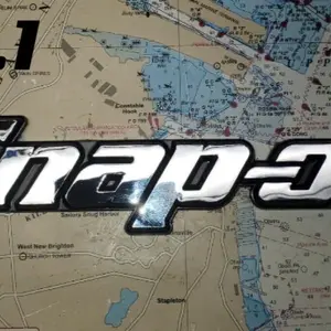 SNAP-ON TOOL BOX LOGO EMBLEM, 8" LONG, BAND NEW SNAP-ON 20.3