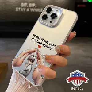 Guardian Hands Pattern Phone Case for iPhone 15 16 14 Pro Max 13 12 11 XR XS Plus Shockproof Non Slip Military-Grade Protection Slim Cover Cellphone Protective Smartphone Casing