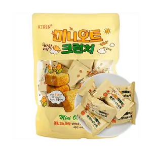 Kirin Kaka Crisps Oat Milk Flavor 168g - Mini Crunchy Snacks for Kids & Adults