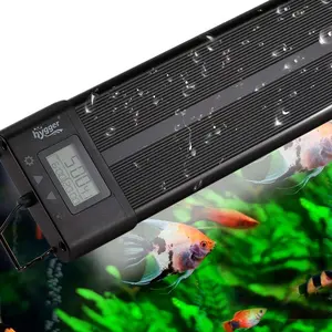 hygger Aquarium Programmable LED Light， for 12~55in Long Full Spectrum Plant Fish Tank Light with LCD Setting Display,with Timer Auto On/Off and  7 Colors, Sunrise Sunset Moon and DIY Mode，for Novices Advanced Players