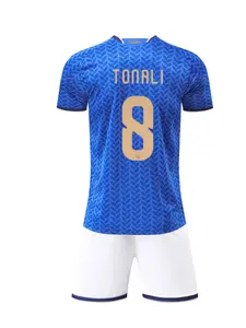 Sports Set, Breathable Gift for Boys & Girls, TONALI Football Jersey Soccer Jerseys Fan Shirt Training Suit, Casual Short Sleeve and Shorts, Football Uniform
