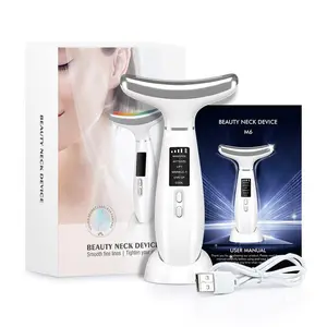 Electric Neck Massager, 6 Modes 4-speed Ice Compress Neck Massager, Neck Lifting Beauty Instrument, Personal Care Appliances for Women