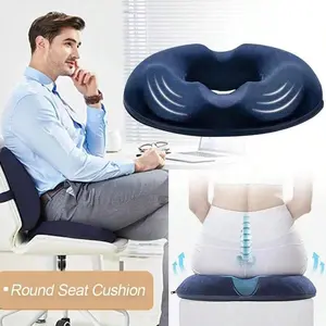 1count Memory Foam Donut Pillow - Portable Pillow Cushion Pad For body , High Density Memory Foam, Supportive Memory Foam