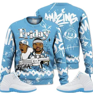 2025 Retro Melo 12s Sweatshirt, 12 Melo Outfits Shirt, Meme Friday Streetwear Unisex Sneaker Matching Graphic Tee Fabric Fleece