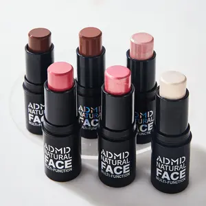 Long Lasting Bronzer & Blush & Highlighter Stick, 3 Counts/set Waterproof Matte & Moisturizing Highly Pigmented Makeup Stick, Makeup Tool for Women, Cosmetic