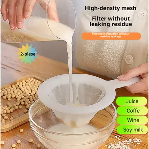 2-Piece Ultra-Fine Strainer for Juice & Soy Milk& Wine