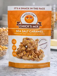 Total Cluster Fudge Chick's Mix Sea Salt Caramel, 15 oz