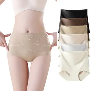 JointlyCreating Women's Classic Seamless High-Waist Womenswear Briefs, 6-Pack Full Coverage No-Show, Lightweight Buttery Soft Breathable Everyday Essential Underwear
