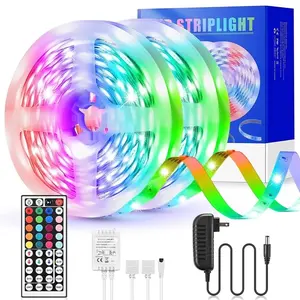 32ft LED Strip Lights Remote Control Bedroom for Indoor Use