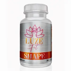 LUZE FIT SHAPE SILVER 30 Caps Natural Ingredients for Immune System Support & Digestive Health Daily Use 30 Capsules 500g Box Suitable for Adults Fitness Edible Vitamin D3 Organic Dietary Natural Supplements