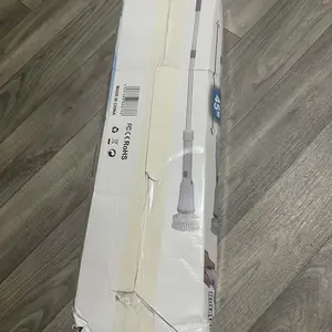 Product Review of Electric Spin Scrubber for Summer Gift, Handheld Shower Scrubber, Spinning Scrub Brush with Comfortable Adjustable Handle, Bathroom Scrubber, 360° Cordless Household Cleaning Brush for Windows, Electric Spin Scrubbers, Cleaner, Portable, Durable from A**n H**s