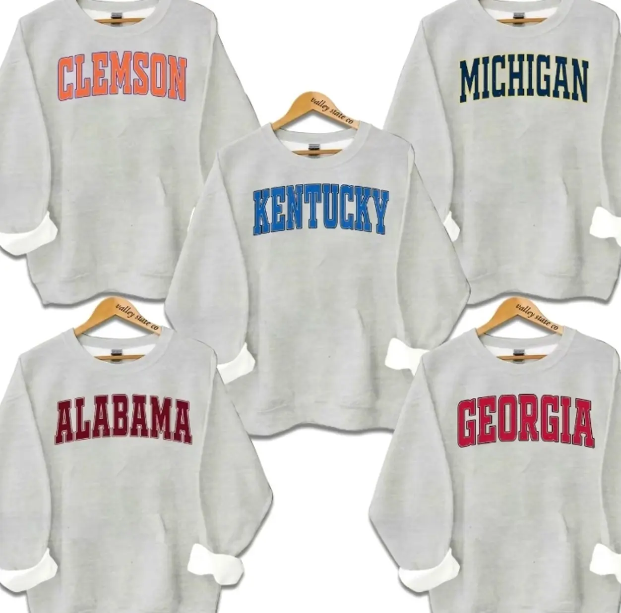 Distressed Varsity College Sweatshirt, Ash Grey Sport For Fan, Vintage College Sweatshirt Football, Retro University Athletic Pullover