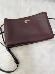 Pre-owned coach Leather Mini Bags Preloved clutch
