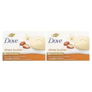 Dove Beauty Bar Soap, Shea Butter & Vanilla, 2 Bars, 3.75 oz (106 g) Each Dove Beauty Bar Soap, Shea Butter & Vanilla, 2 Bars, 3.75 oz (106 g) Each