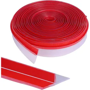 Orghtin T-Shaped  Seal Strip, Clear Door Sealer Weather Stripping, 10Ft Door Draft Stopper