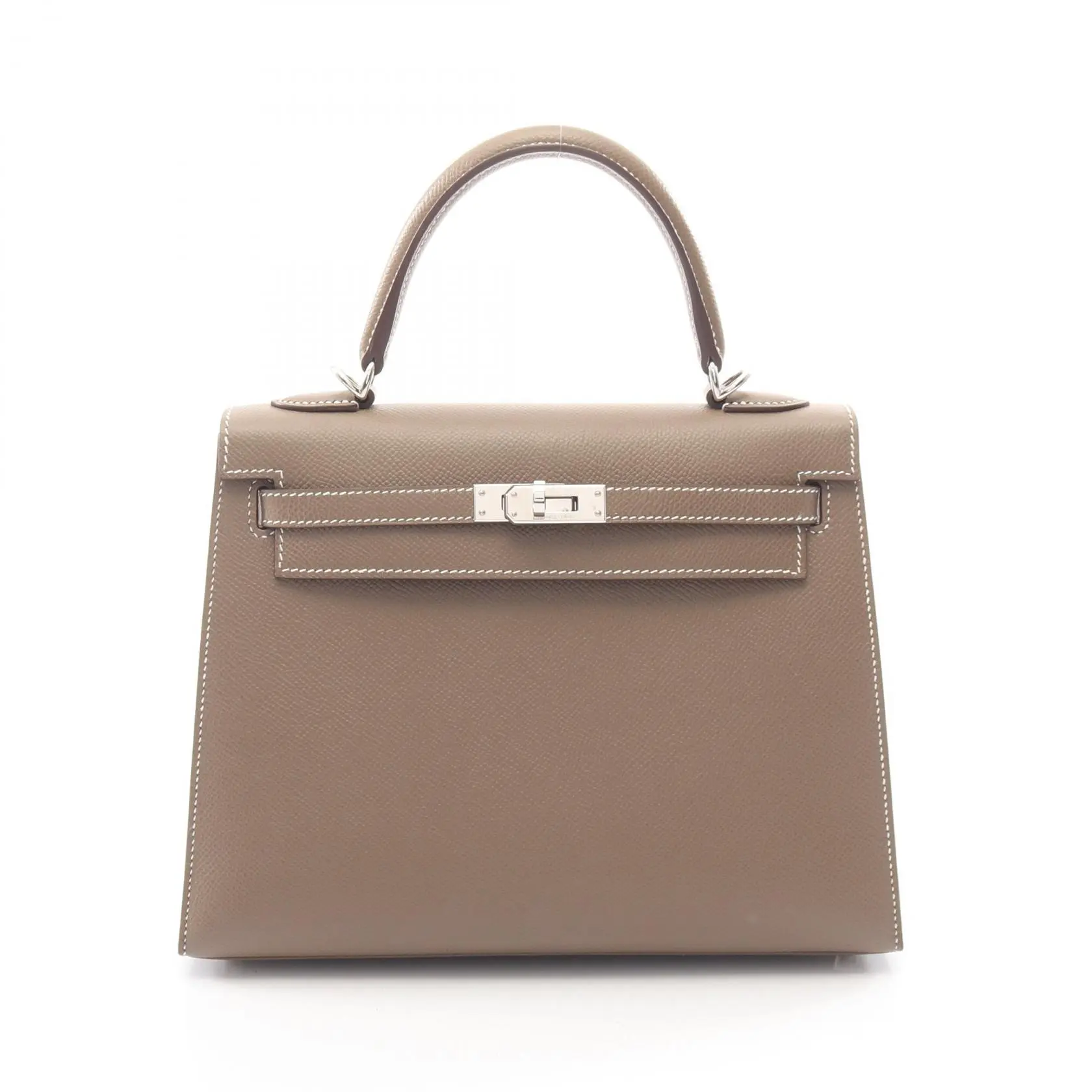 Pre-owned HERMÈS Calfskin Shoulder Bags Hermes Kelly25 Leather